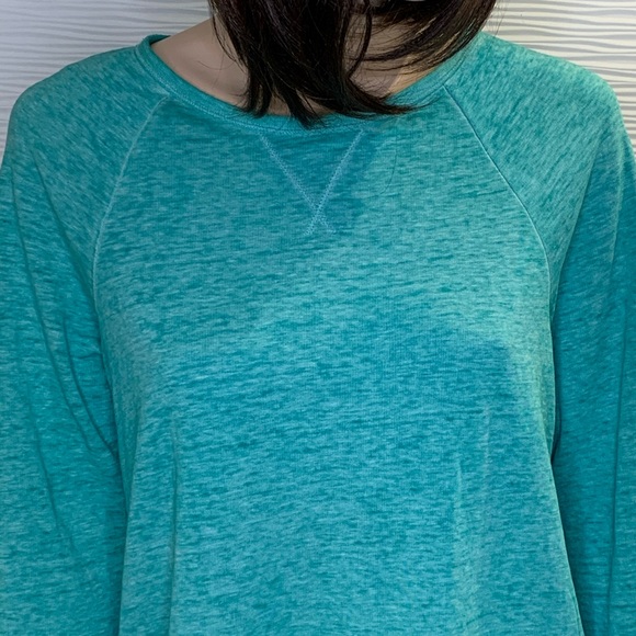 Faded Glory Green 3/4 Sleeve Top Size Medium - Picture 2 of 5